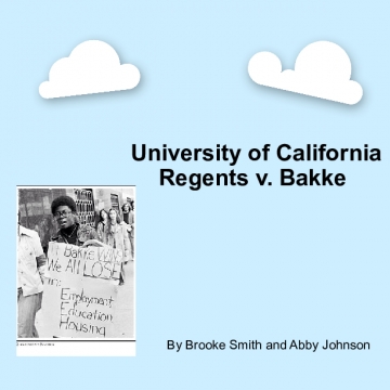 University of California Regents v. Bakke