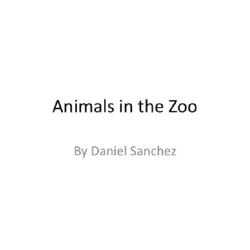 Animals in the Zoo