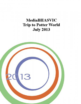 MediaBHASVIC Trip to Potter World