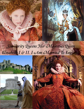 Similarity Queens Her Majesties Queen Elizabeth I & II.