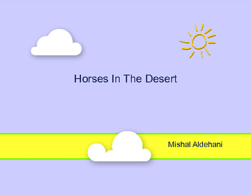 Horses In The Desert