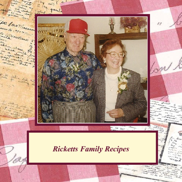 Ricketts Family Recipes
