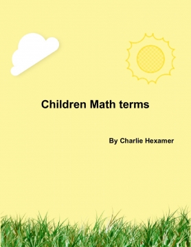 Children Math Terms