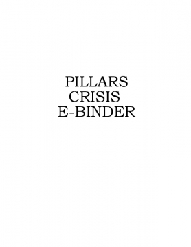 PILLARS Crisis E-Binder