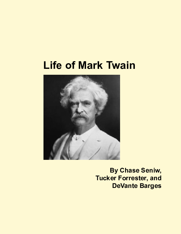 Life of Mark Twain Book 532907