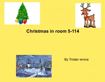 Christmas in room 5-114