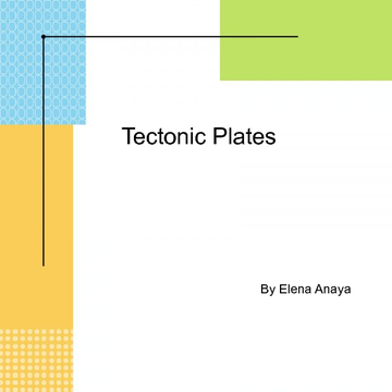 Tectonic Plates