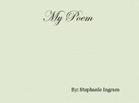 Steph's poetry book