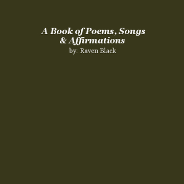 Book of Poetry by R Black