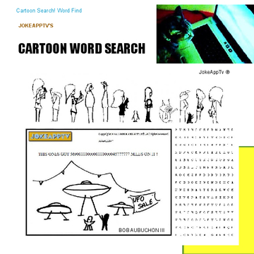Cartoon Search!  Word Find