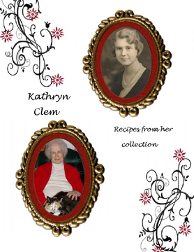 Kathryn Clem's  Recipes