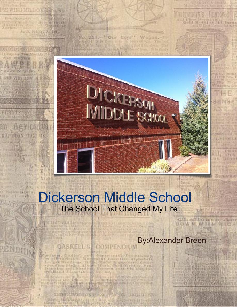 Dickerson Middle School The School Tha Book 617274