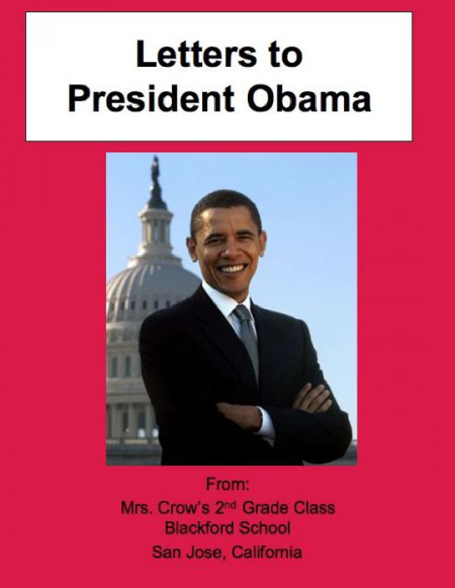 Letters To President Obama Book 14775