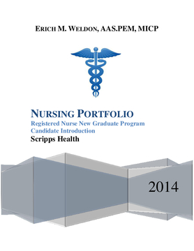 Registered Nurse New Graduate Program Portfolio