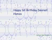 Dearest Hamza