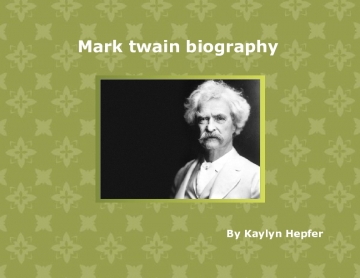 Mark twain biography