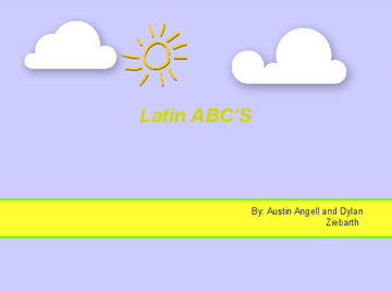 Latin ABC'S