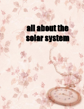 all about the solar system
