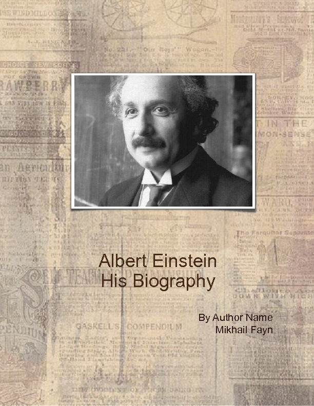 biography book of albert einstein