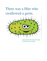 There was a Hito who swallowed a germ.