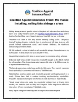 Coalition Against Insurance Fraud