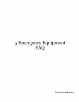 5 Emergency Equipment FAQ