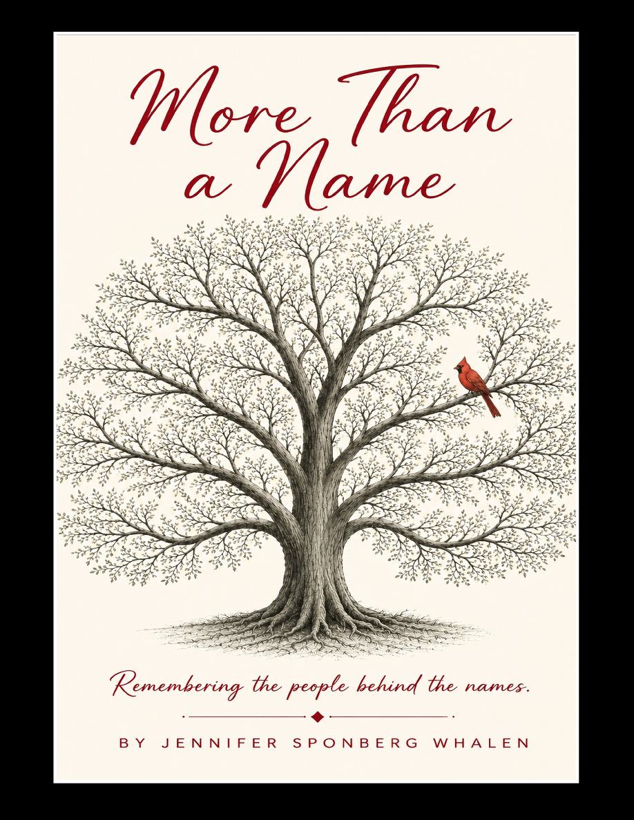 Cover of More Than A Name - Remembering the people behind the names- Kim