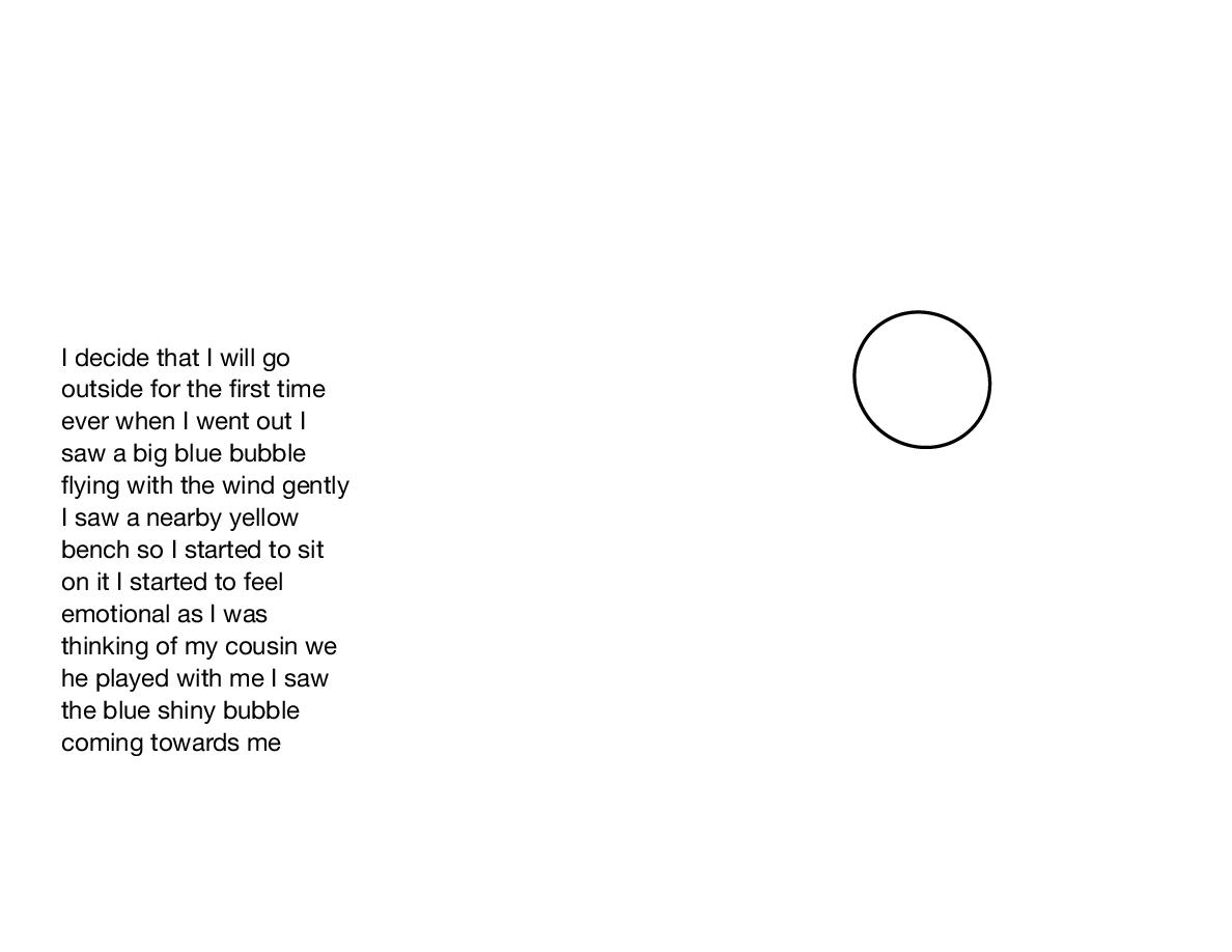 Cover of The girl with the bubble - This book is about feelings