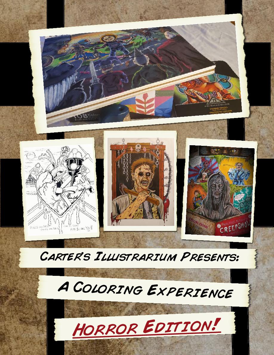 Cover of Carter's Illustrarium Presents: - "a Coloring Experience!"
