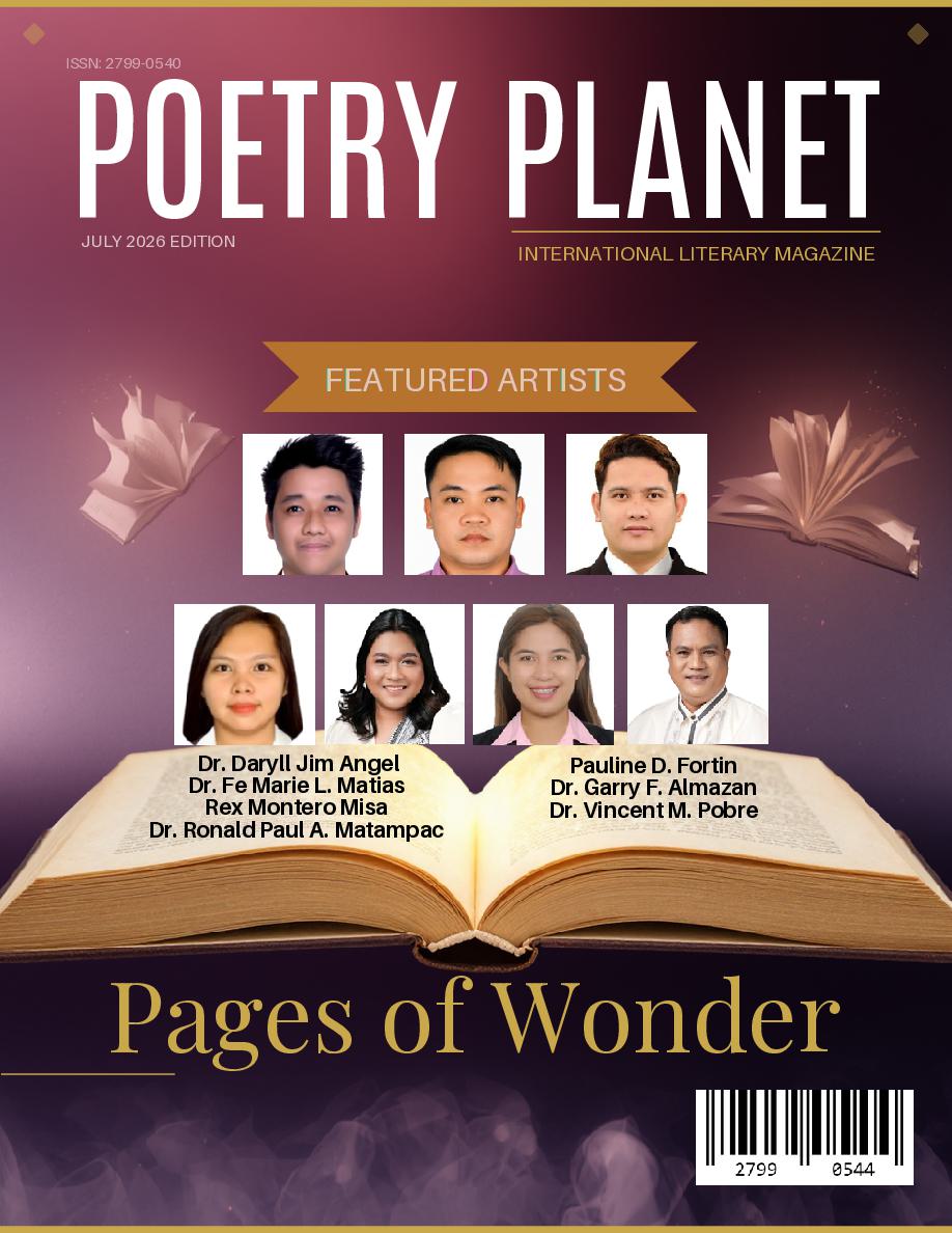 Cover of PAGES OF WONDERS - Poetry Planet International Literary Magazine July 2026 Edition