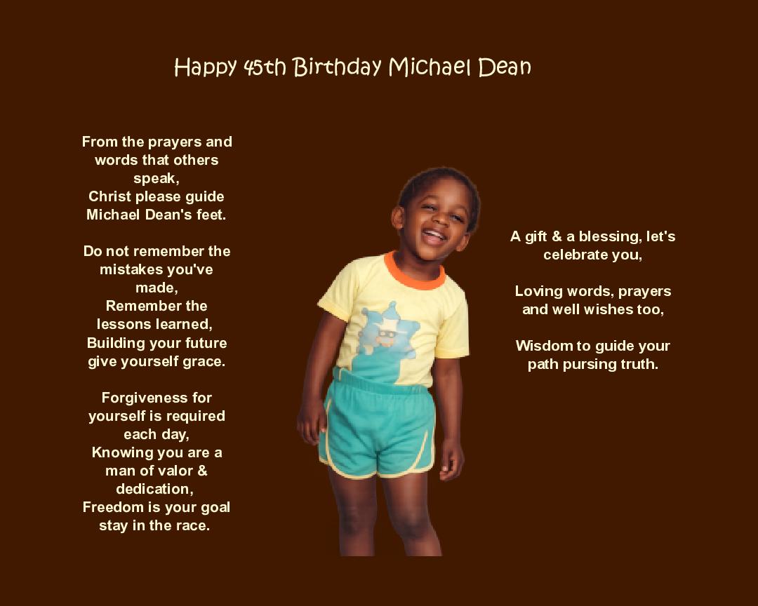 Cover of Memories for Michael's Birthday Book - Chapter 45