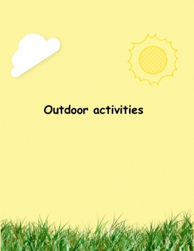 Outdoor activities with children