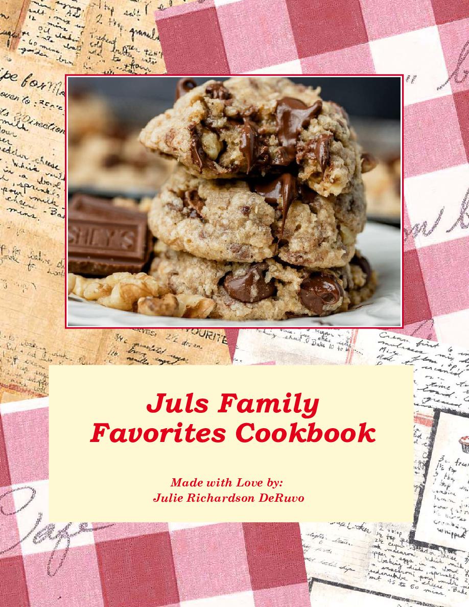 Cover of Mama Juls Family Favorite Recipes - A collection of the girls' favorite recipes