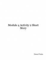 Module 4 Activity 2 Short Story