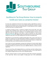 Southbourne Tax Group Review
