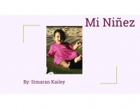 Mi Niñez 3