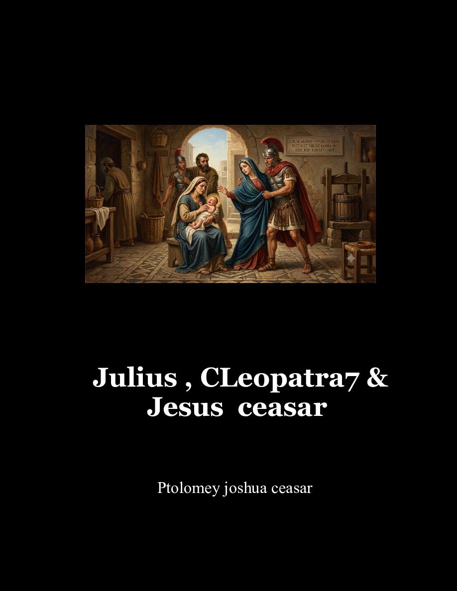Cover of  Julius , CLeopatra7 & Jesus  ceasar