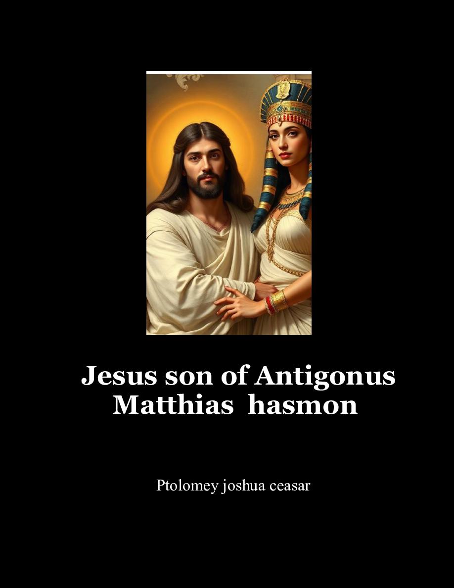 Cover of  Jesus son of Antigonus Matthias  hasmon