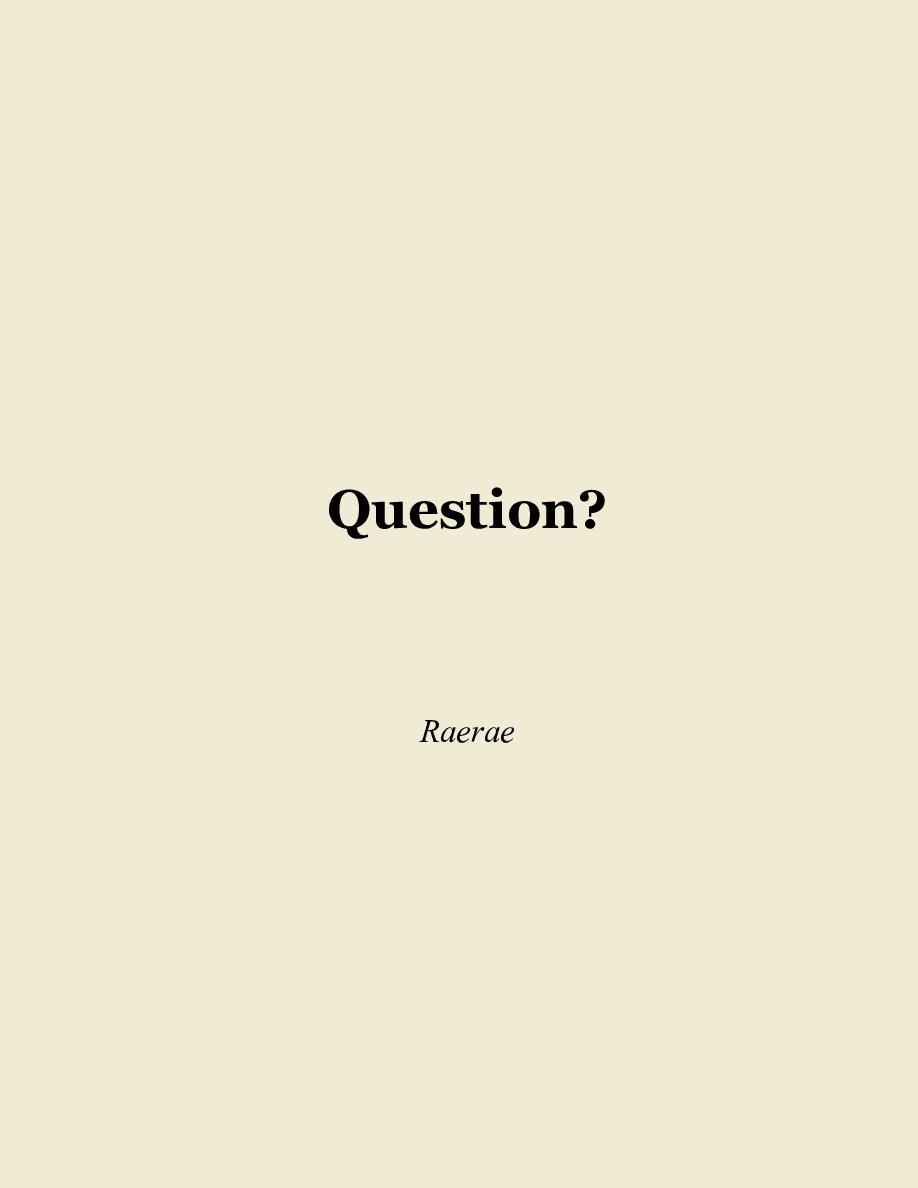Cover of Question?