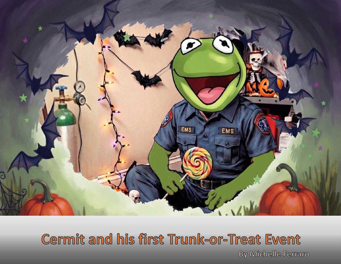 Cover of Cermit and his first Trunk-or-Treat Event