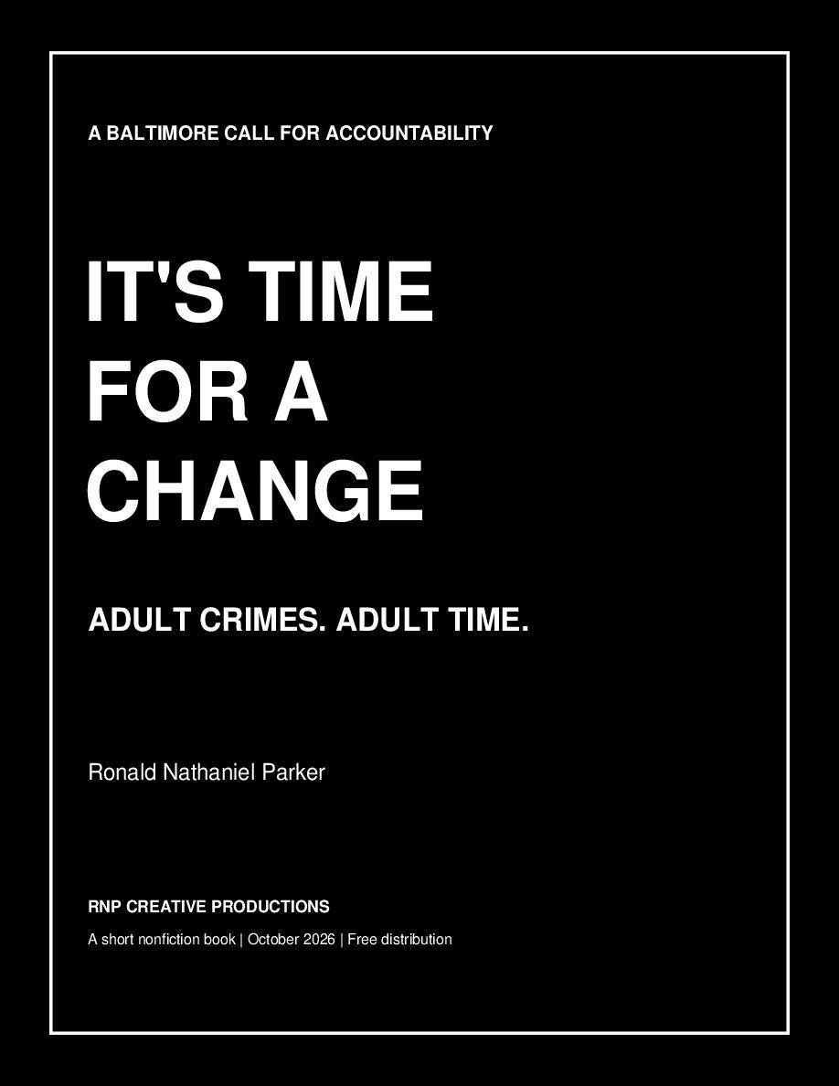 Cover of It's time for  a change 