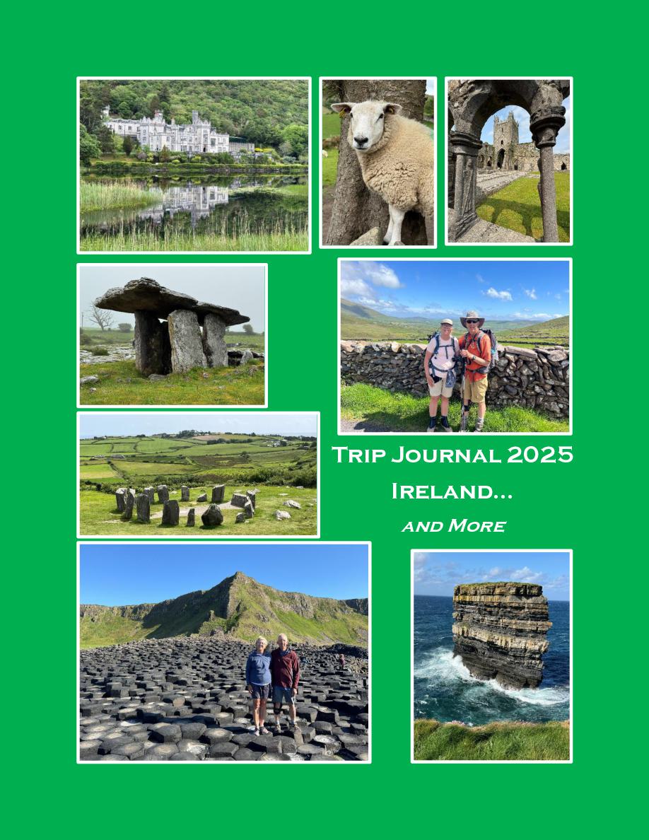 Cover of Trip Journal 2025 - Ireland and More