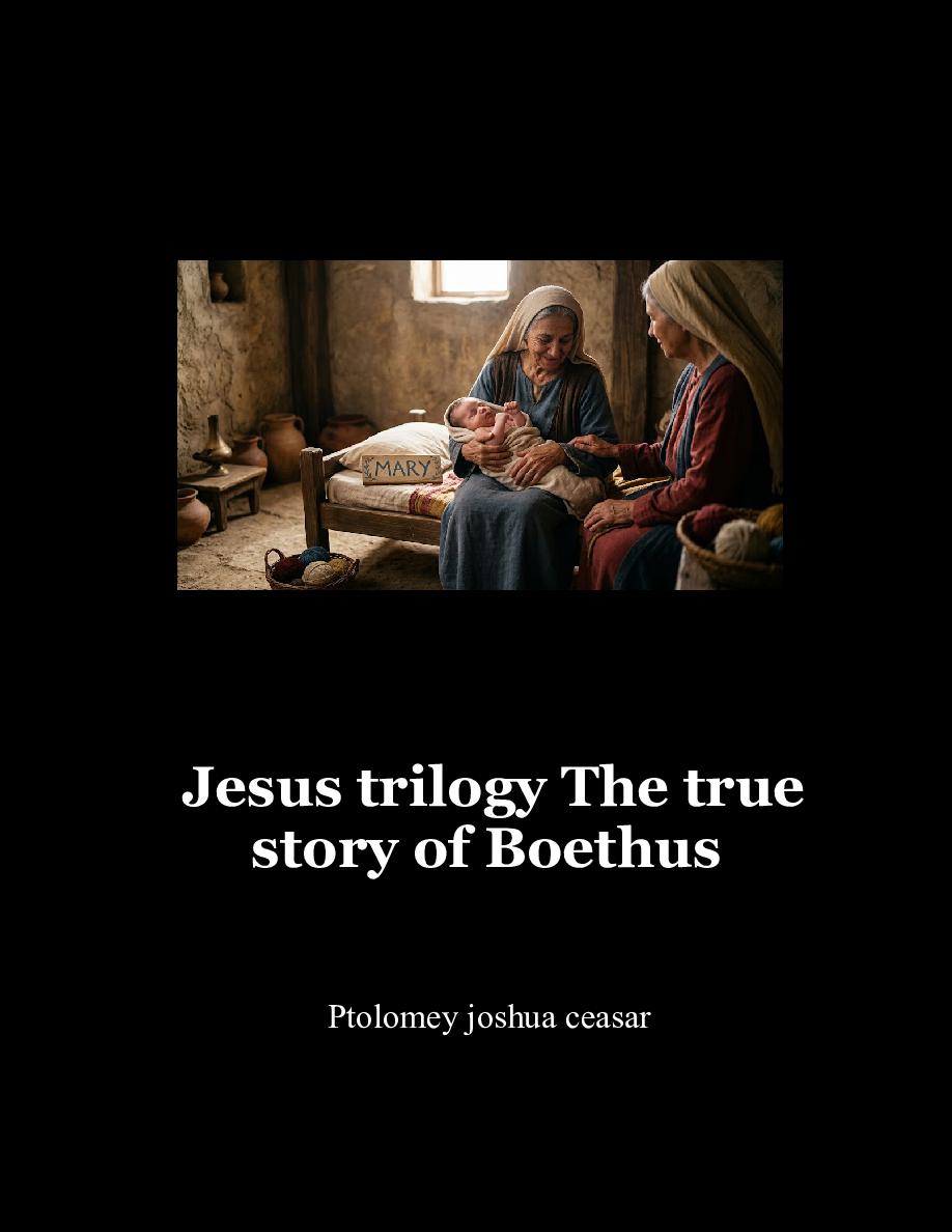Cover of Jesus trilogy The true story of Boethus 