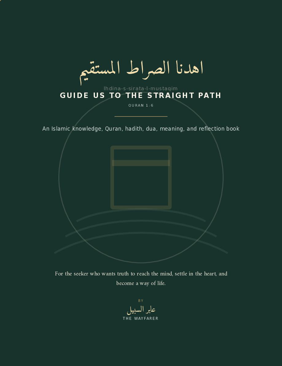 Cover of Guide us to the straight path