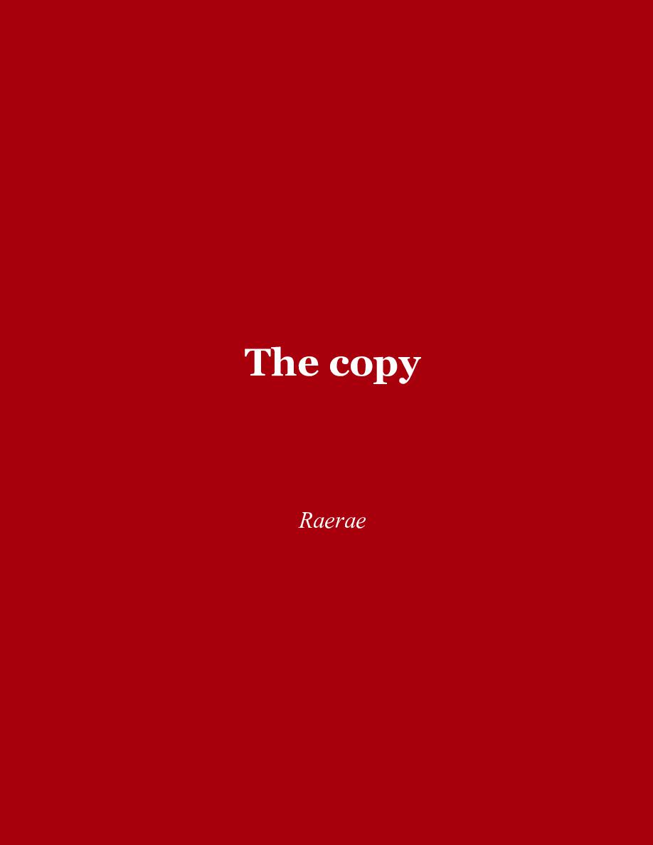 Cover of The copy
