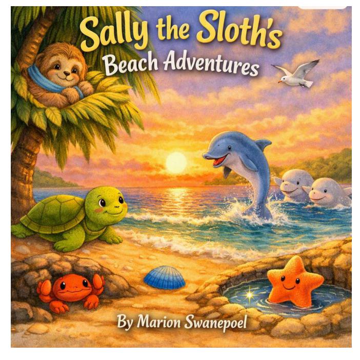 Cover of Sally the Sloth;s Beach Adventures 