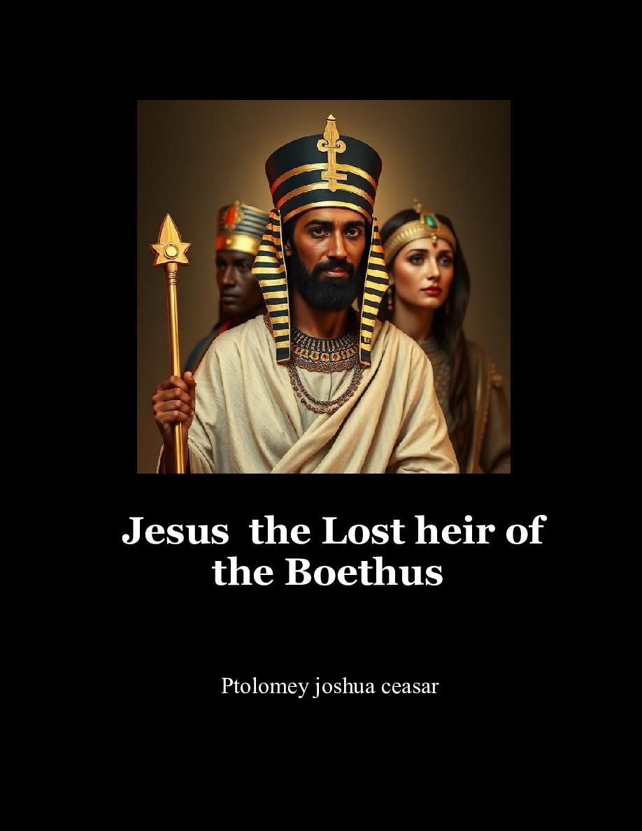 Cover of Jesus  the Lost heir of the Boethus 