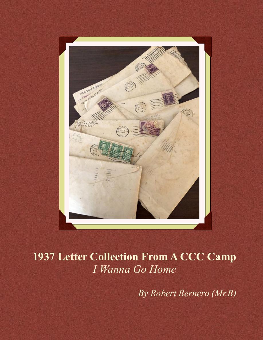 1937 Letter Collection From A CCC Camp