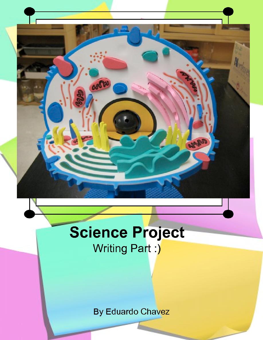 Edible Cell Project Book 101505 | Front Cover Edible Cell Project Book 101505 | Front Cover