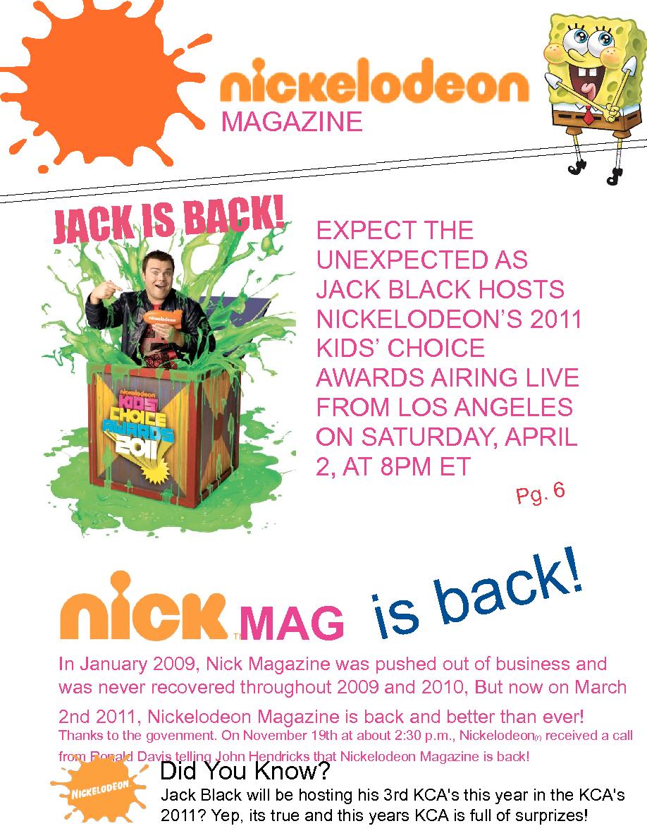 Nickelodeon Magazine Book 106323 | Front Cover